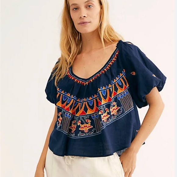 Free People Wind in her Hair Top -L - Picture 5 of 5